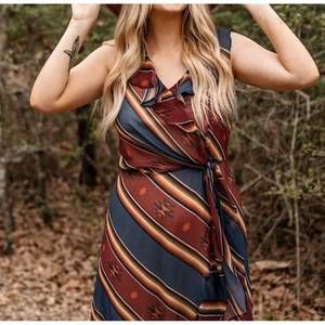NEW TASHA POLIZZI aviana dress in thalia serape print